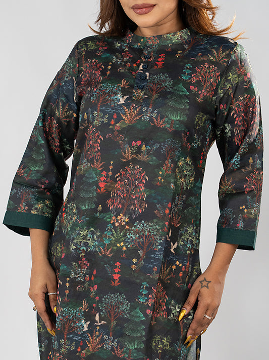 Midnight Forest Kurta Set