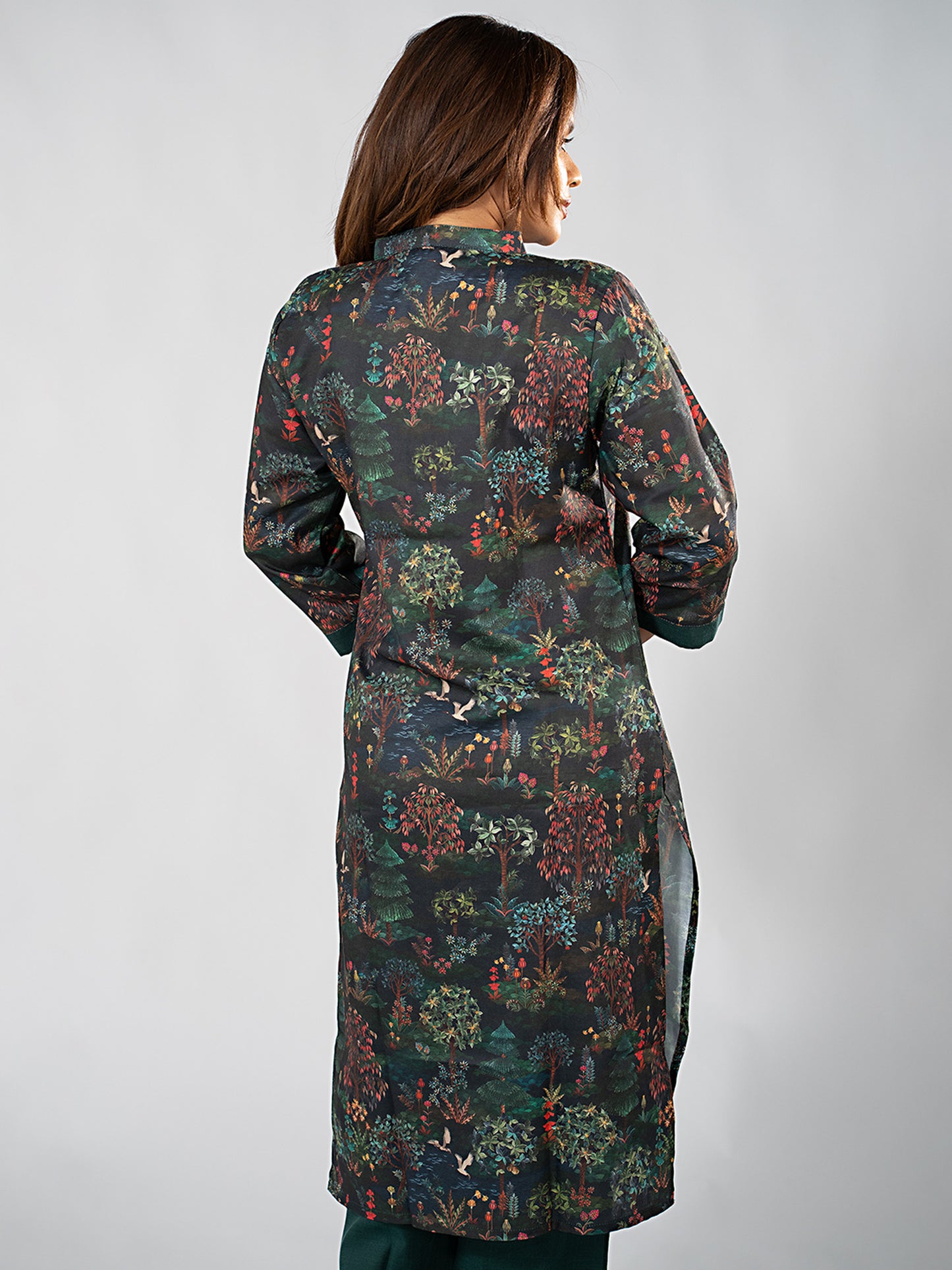 Midnight Forest Kurta Set