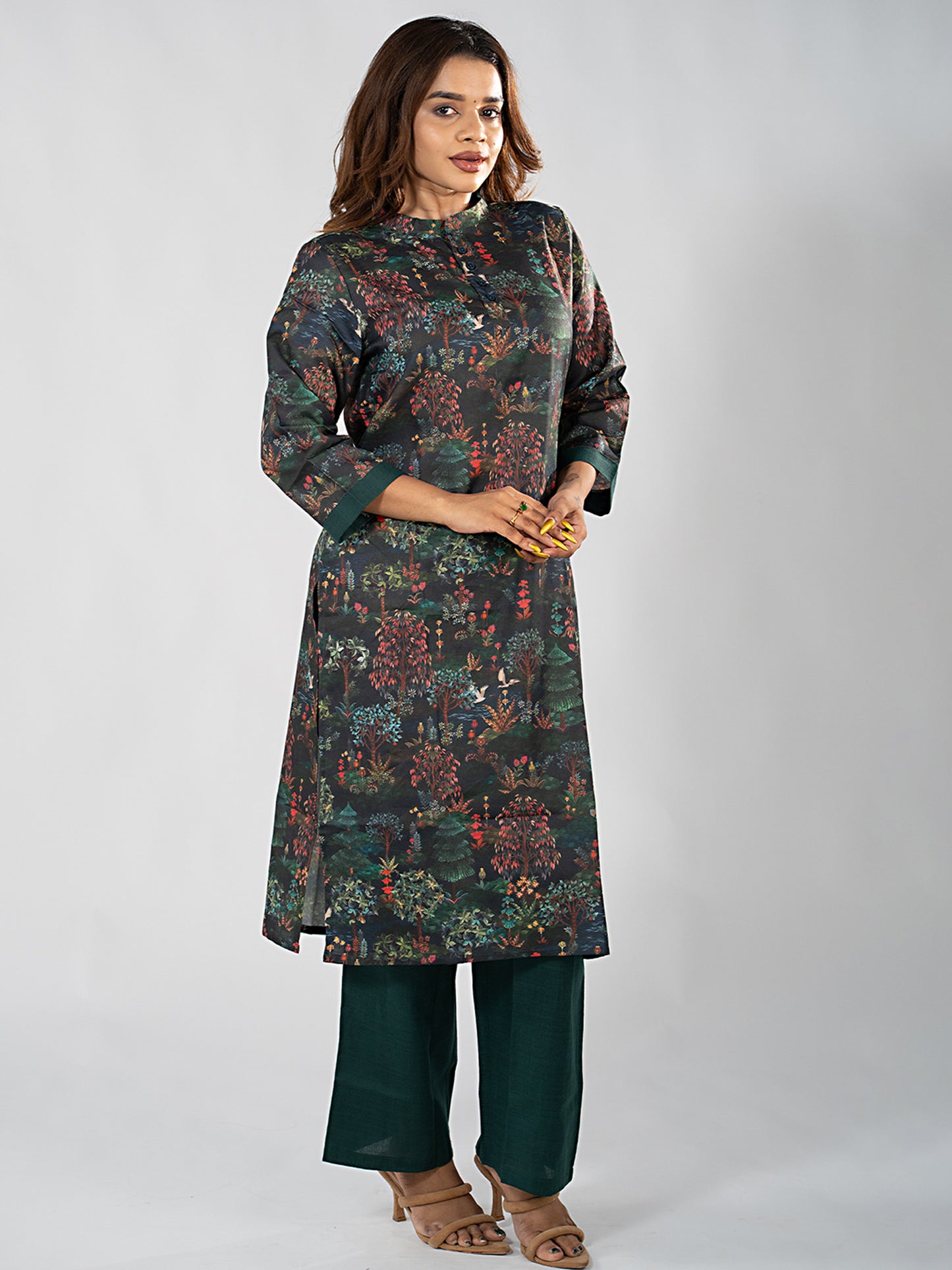 Midnight Forest Kurta Set